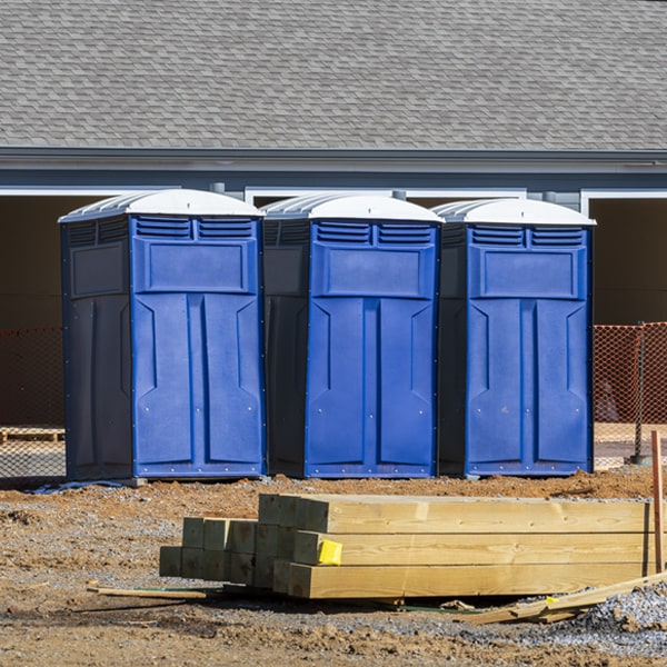 are there different sizes of portable restrooms available for rent in Irvington